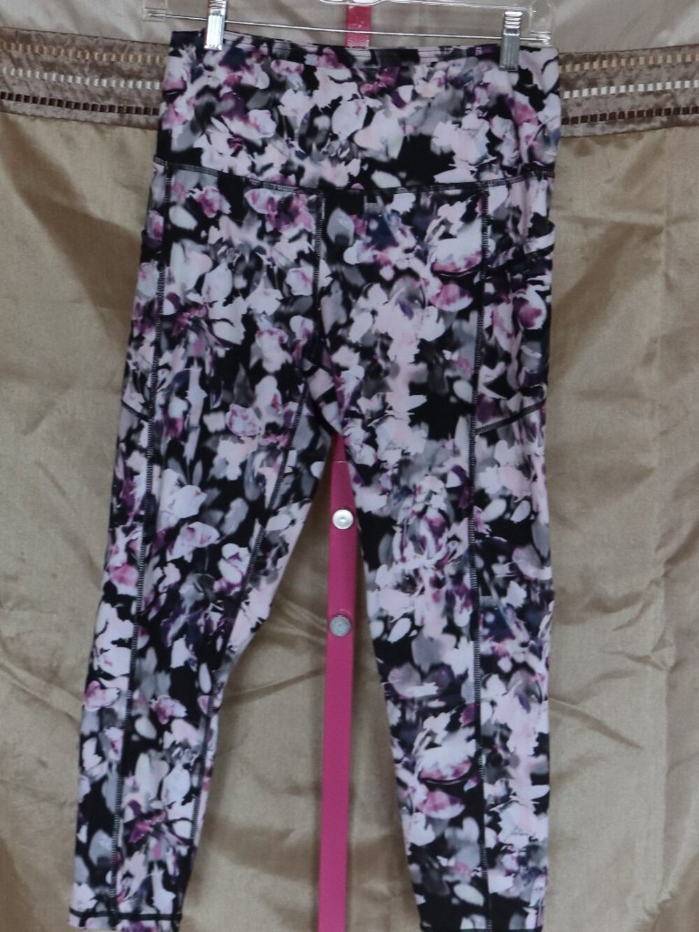GAIAM Yoga Pants , New w/out Tags - Black & Purple - Medium